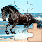 Cover Image of Скачать Horses Puzzle Game  APK