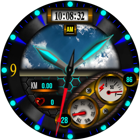 RCP R0028 WATCH FACE Screen 3