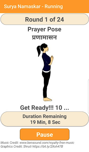 Surya Namaskar Sun Salutations Screen 2