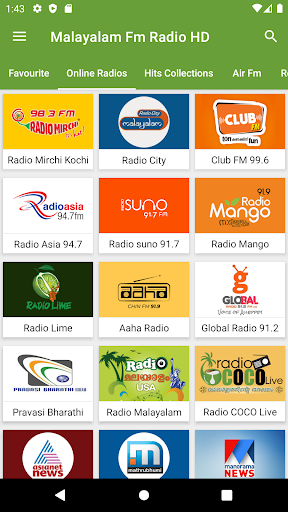 Android application Malayalam Fm Radio HD Songs screenshort