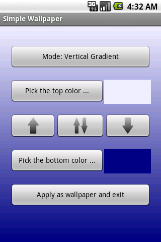 Android application Simple Wallpaper screenshort