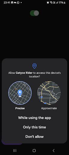 Android application Gatyce Rider screenshort