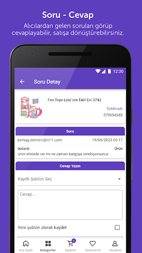 n11 Mağaza Yönetim Paneli Screenshot 4 - AppWisp.com
