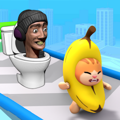 Banana Cat Skibidi 3D icon
