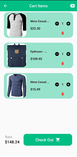 Android application Store App screenshort