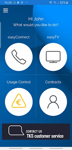 Android application myTKS screenshort