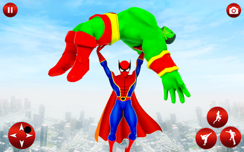 Flying Superhero Spider Hero Varies with device screenshots 5