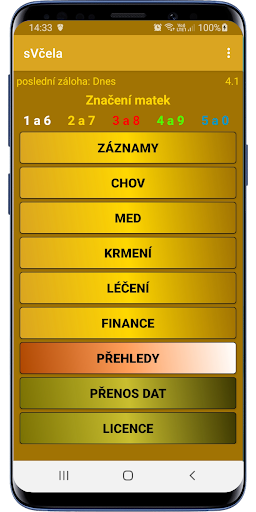 Android application sBee - diary of a beekeeper screenshort