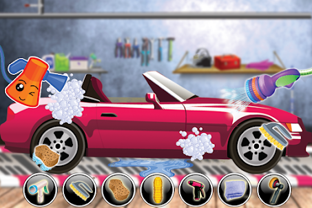 Toddlers Cars Auto Garage Wash