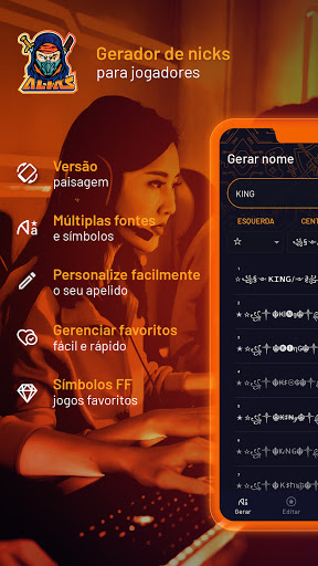 Visualização do aplicativo