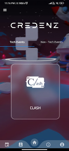 Android application Credenz '23 screenshort