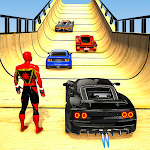 Cover Image of Download Superhero Car Stunts Car Games 2.4 APK
