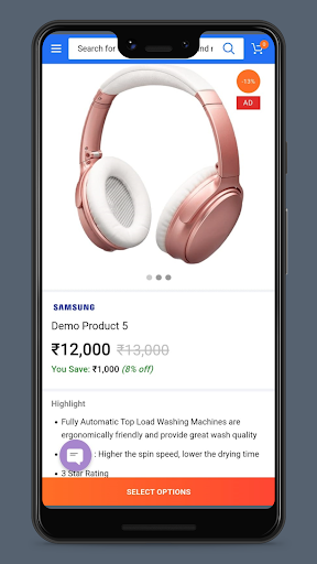 JustShoping - Shopping App Screen 2