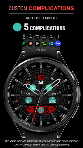 WFP 116 Hybrid watch face