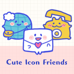 Image de l'icône Cute Icon Friends Theme +HOME