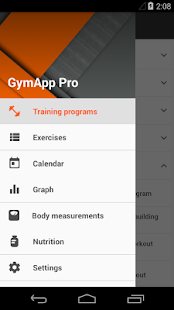GymApp Pro Workout Log Schermata