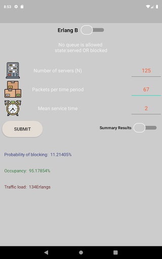 Erlang B and Applications