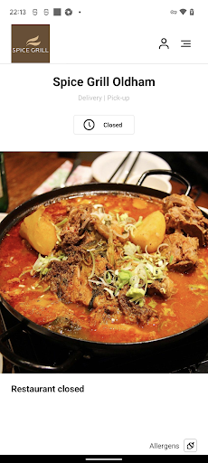 Android application Spice Grill Oldham screenshort