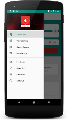 Android application Travel Point screenshort