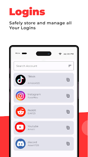 One Password Manager Screen 2