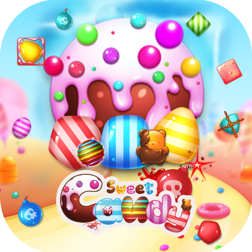Sweet Candy Jelly Match Puzzle logo