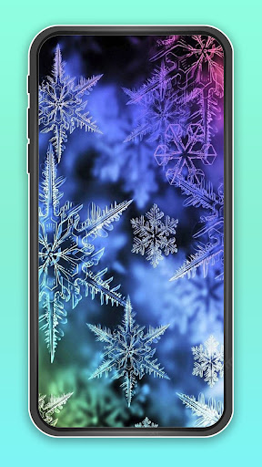 Snowflakes Wallpaper Screen 2