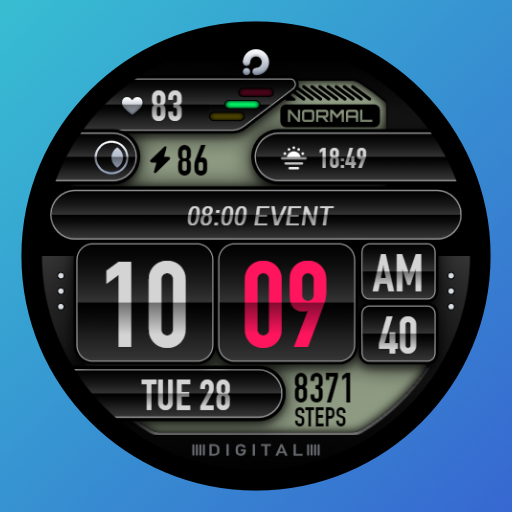PRADO 04 Digital Watch Face logo