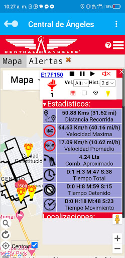 Android application Central de Angeles screenshort