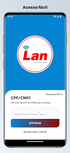 Android application LAN Telecom screenshort