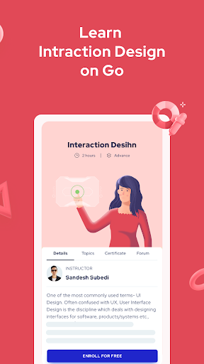 Screenshot of Learn Interaction Design