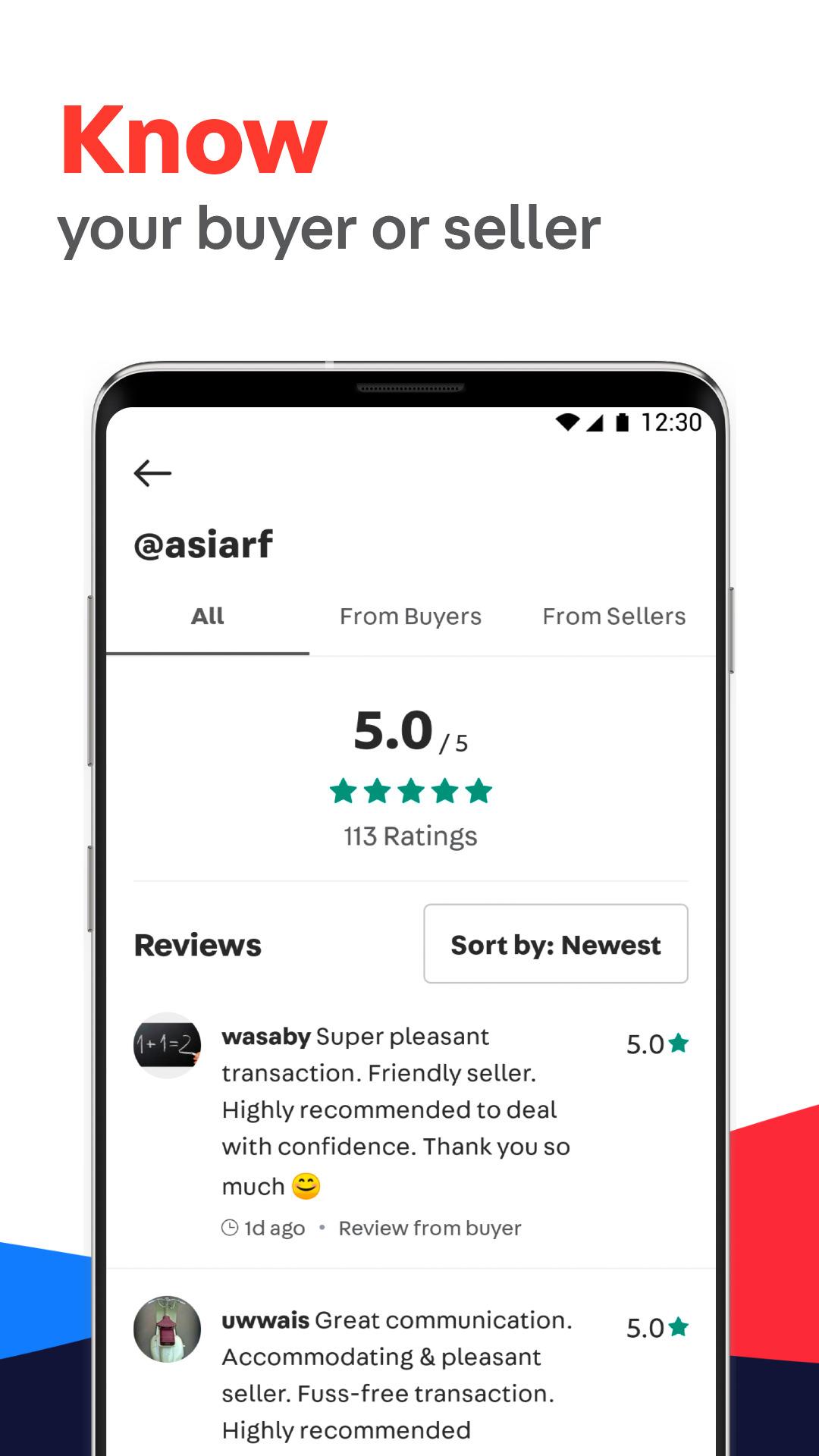 Android application Carousell: Sell and Buy screenshort