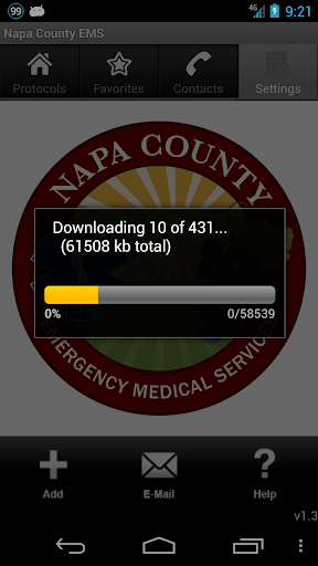Android application Napa County EMS screenshort