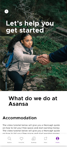 Android application Asansa App screenshort