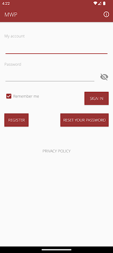 Android application MWP screenshort