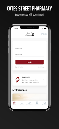 Android application Cates Street Pharmacy screenshort