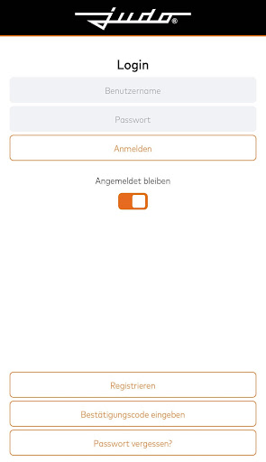 Android application myJUDO screenshort