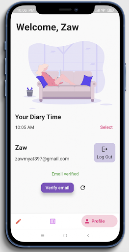 Diary Screen 3