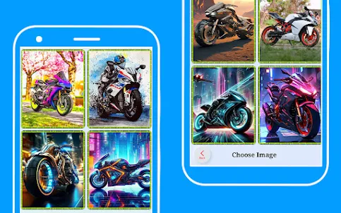 Puzzles bike game