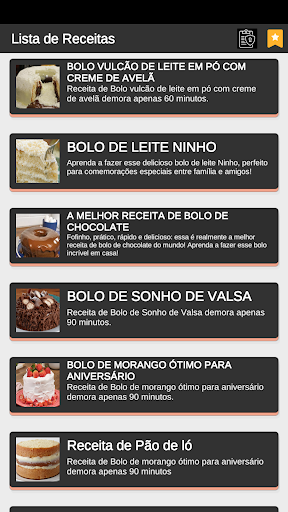 Receita Bolos de Aniversário Screen 2