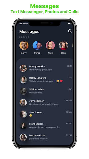 Android application Messenger - Messages SMS & MMS screenshort
