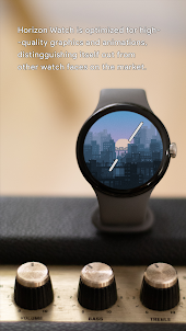 Horizon Pixel City Watch Face