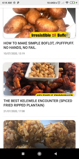 Recipes Ghana Screen 2