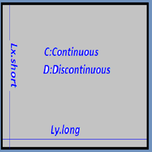 Android application 2way solid slab design BS8110 screenshort