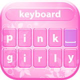 Pink Girly Keyboard Theme icon