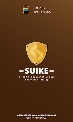 Android application SUIKE Polres Grobogan screenshort