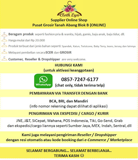 Android application Clothlyn Tanah Abang screenshort