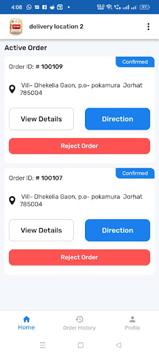 Android application Jokhola Mart Delivery screenshort