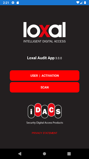 Android application Loxal Audit App screenshort