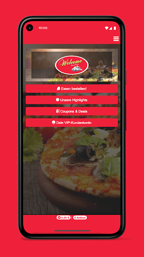 Welcome Pizza Screen 2