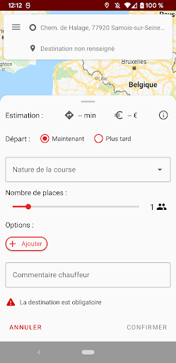 Central Taxis Le Mans Screen 3